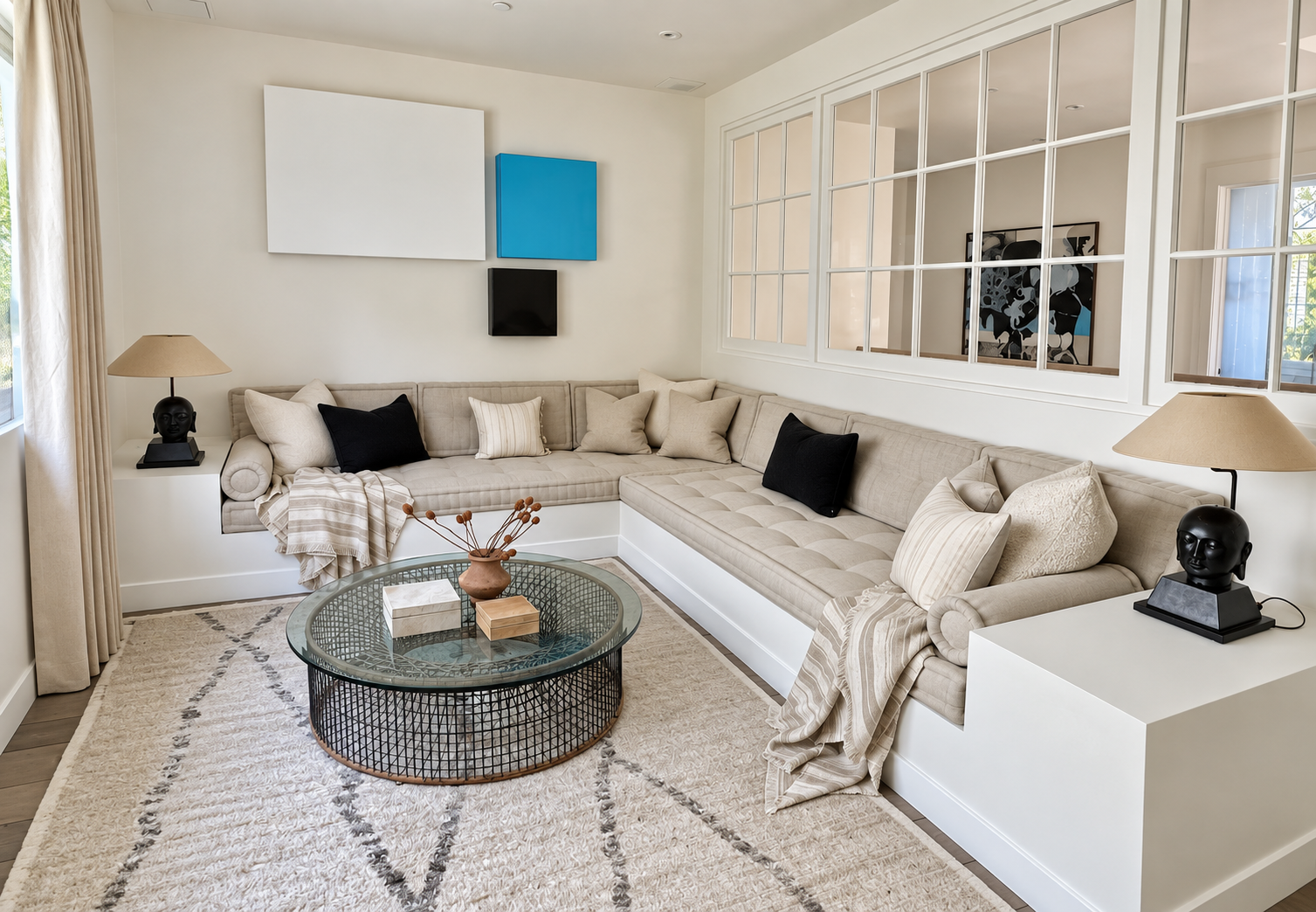 Built-in seating room